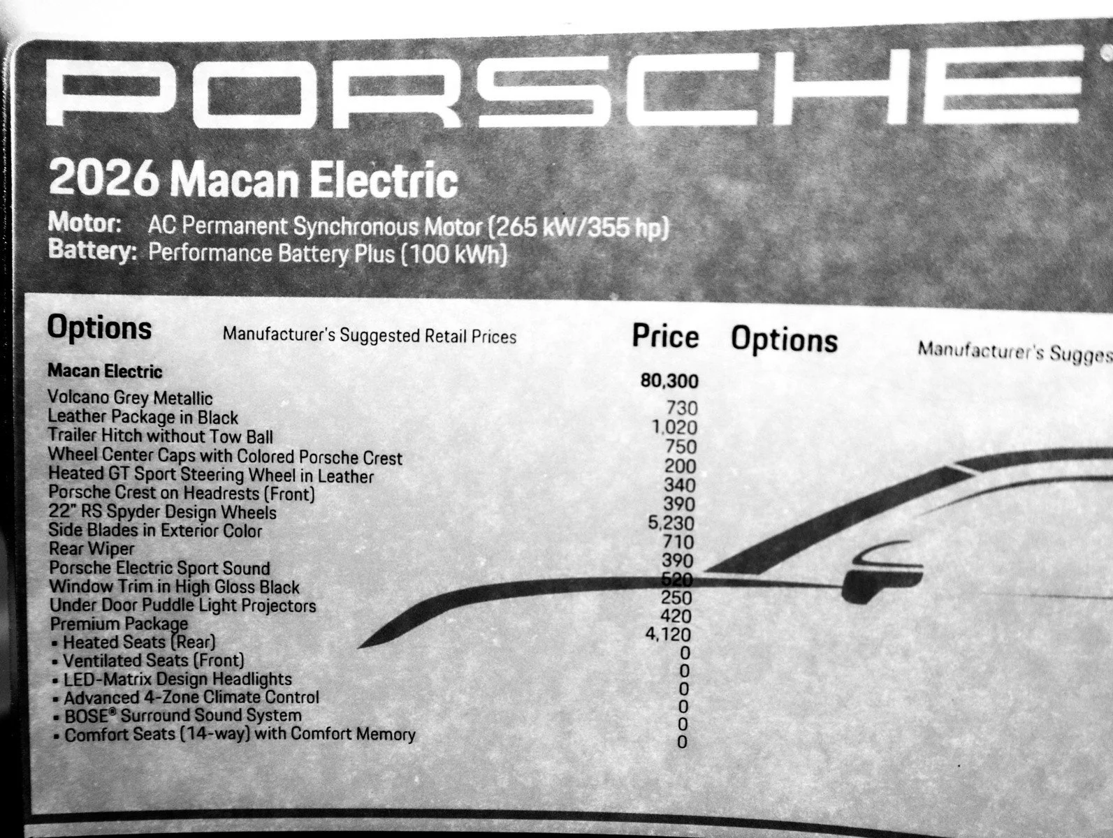 New 2026 Volcano Grey Metallic Porsche Electric image 32