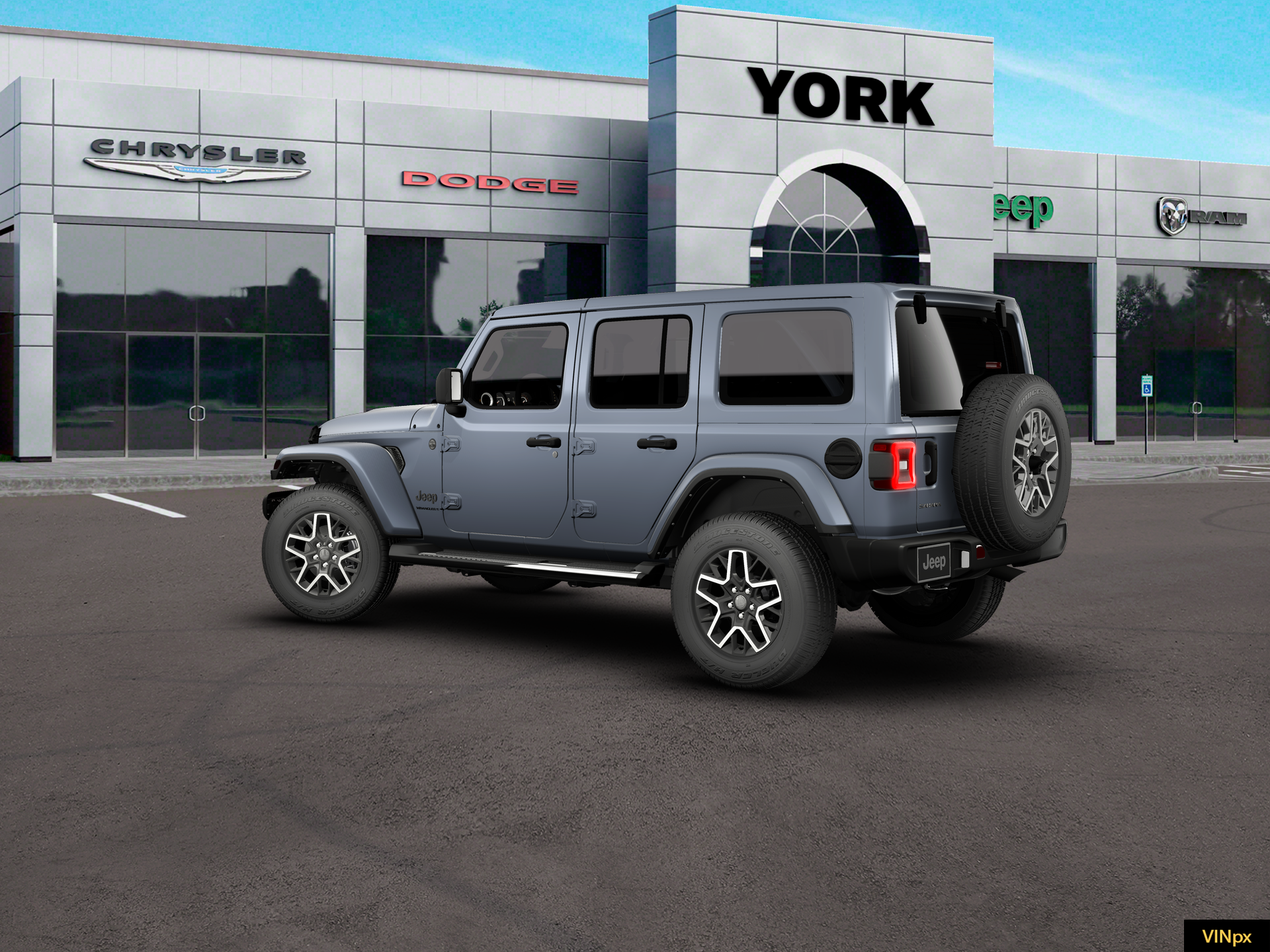New 2026 Anvil Clear-Coat Exterior Paint Jeep Sahara image 4