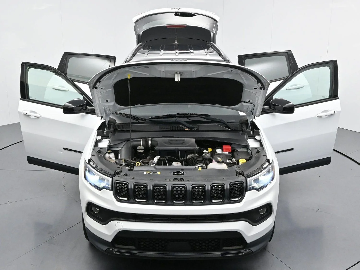 Used 2023 Bright White Clearcoat Jeep Altitude image 40