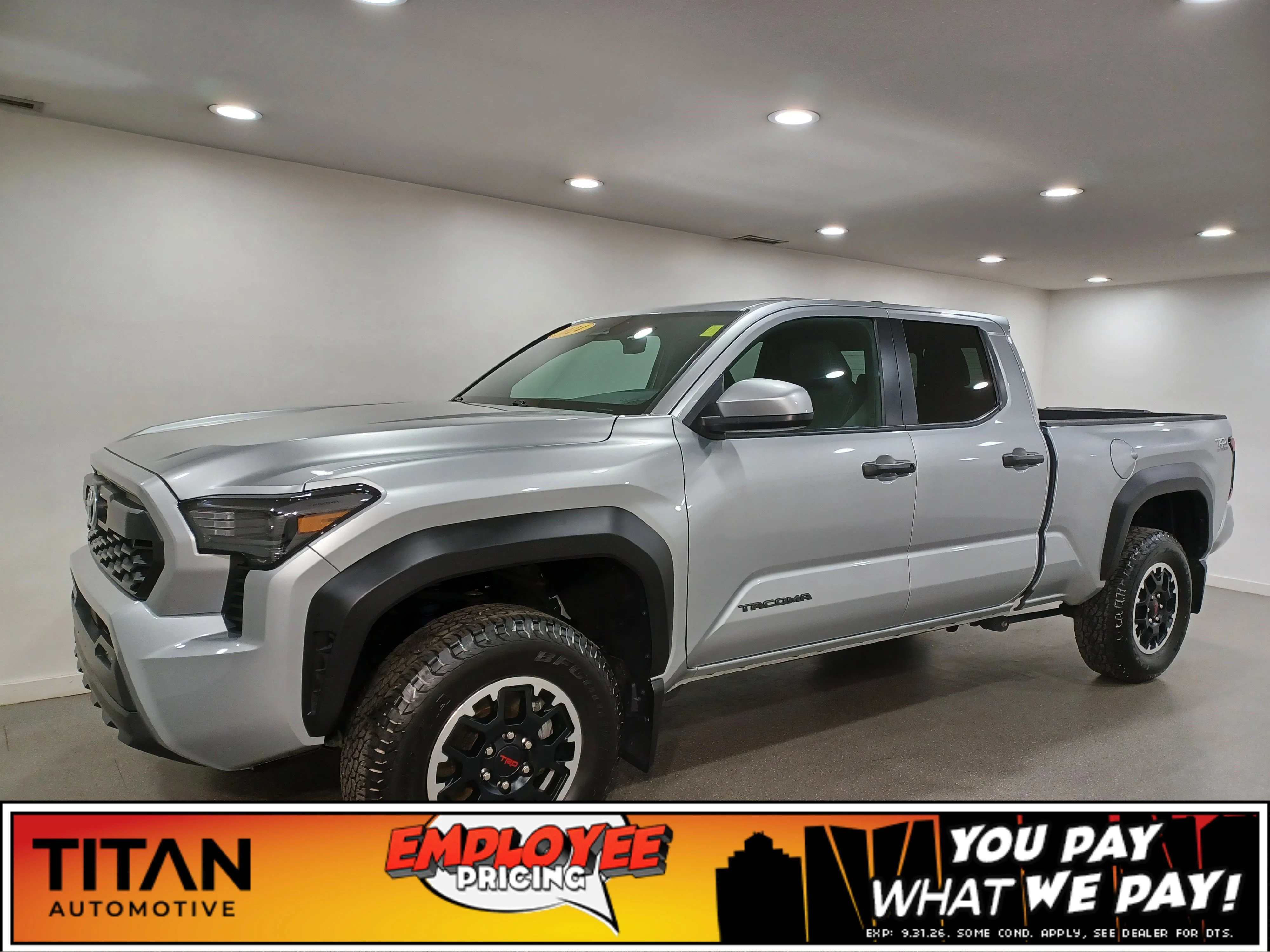 Certified Used 2024 Celestial Silver Metallic Toyota TRD Off-Road 4x4*Celestial Silver | Adaptive Cruise | Htd Seats | Lane Keep Assist | Tow Pkg image 1