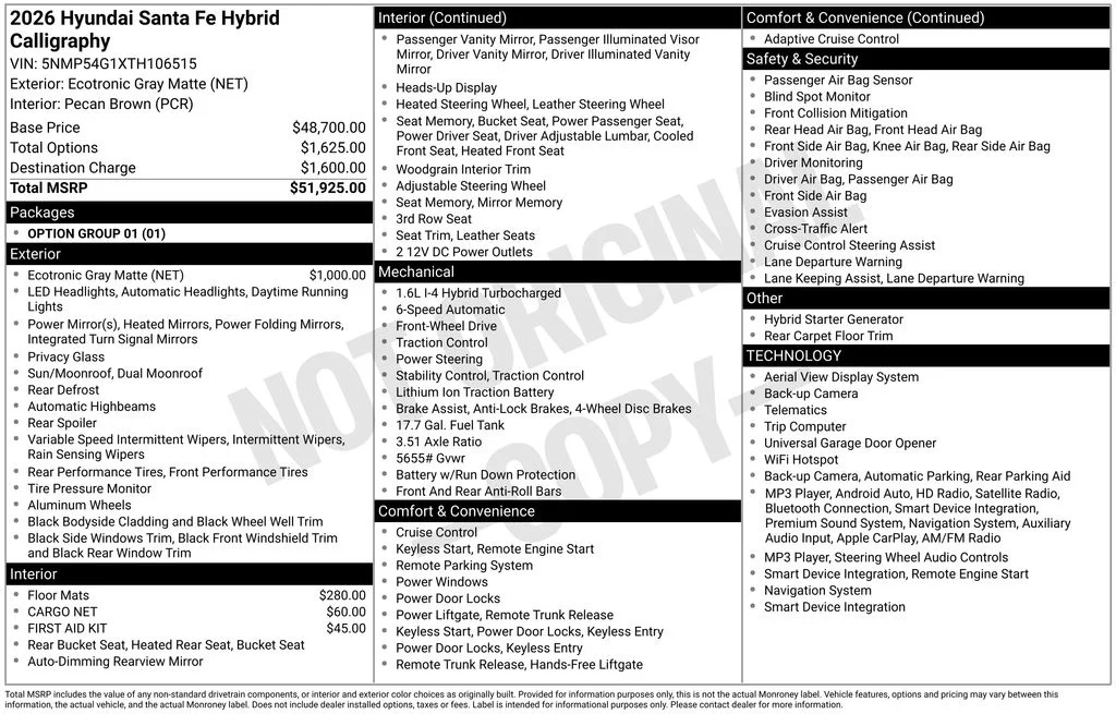 Certified Used 2026 Gray Hyundai Calligraphy image 9