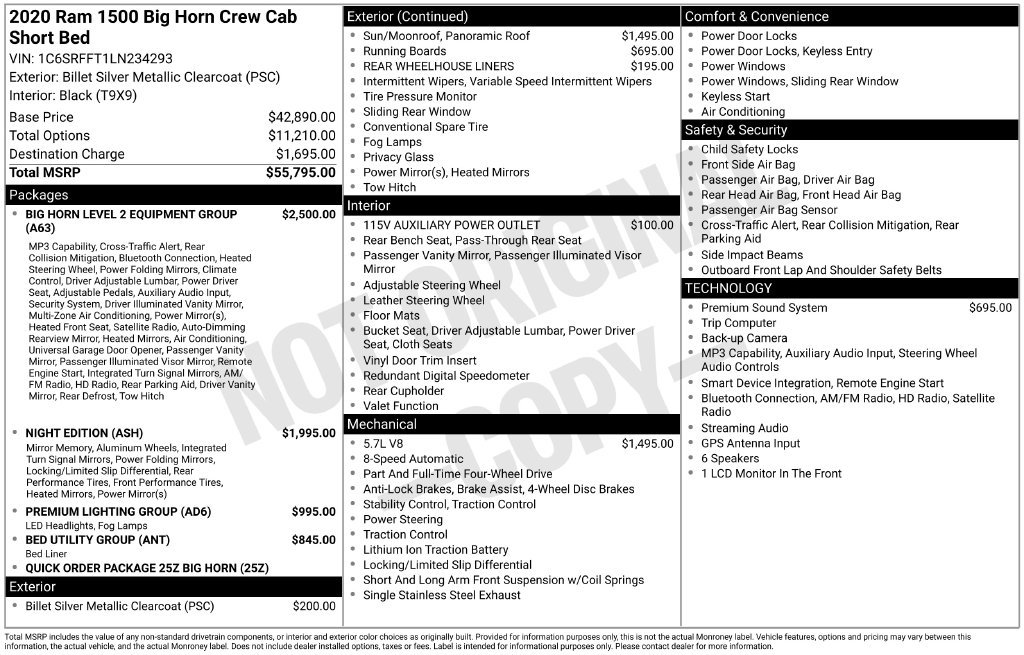Used 2020 Silver Ram Big Horn/Lone Star image 23