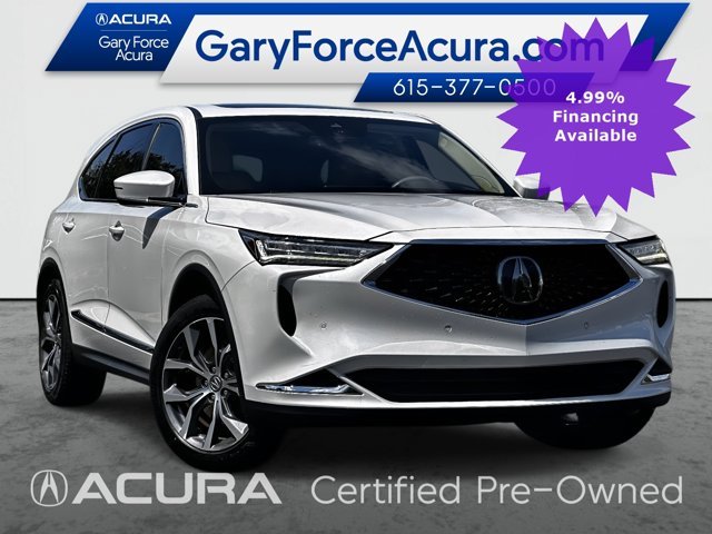 Used 2024 Platinum White Pearl Acura SH-AWD TECH image 1