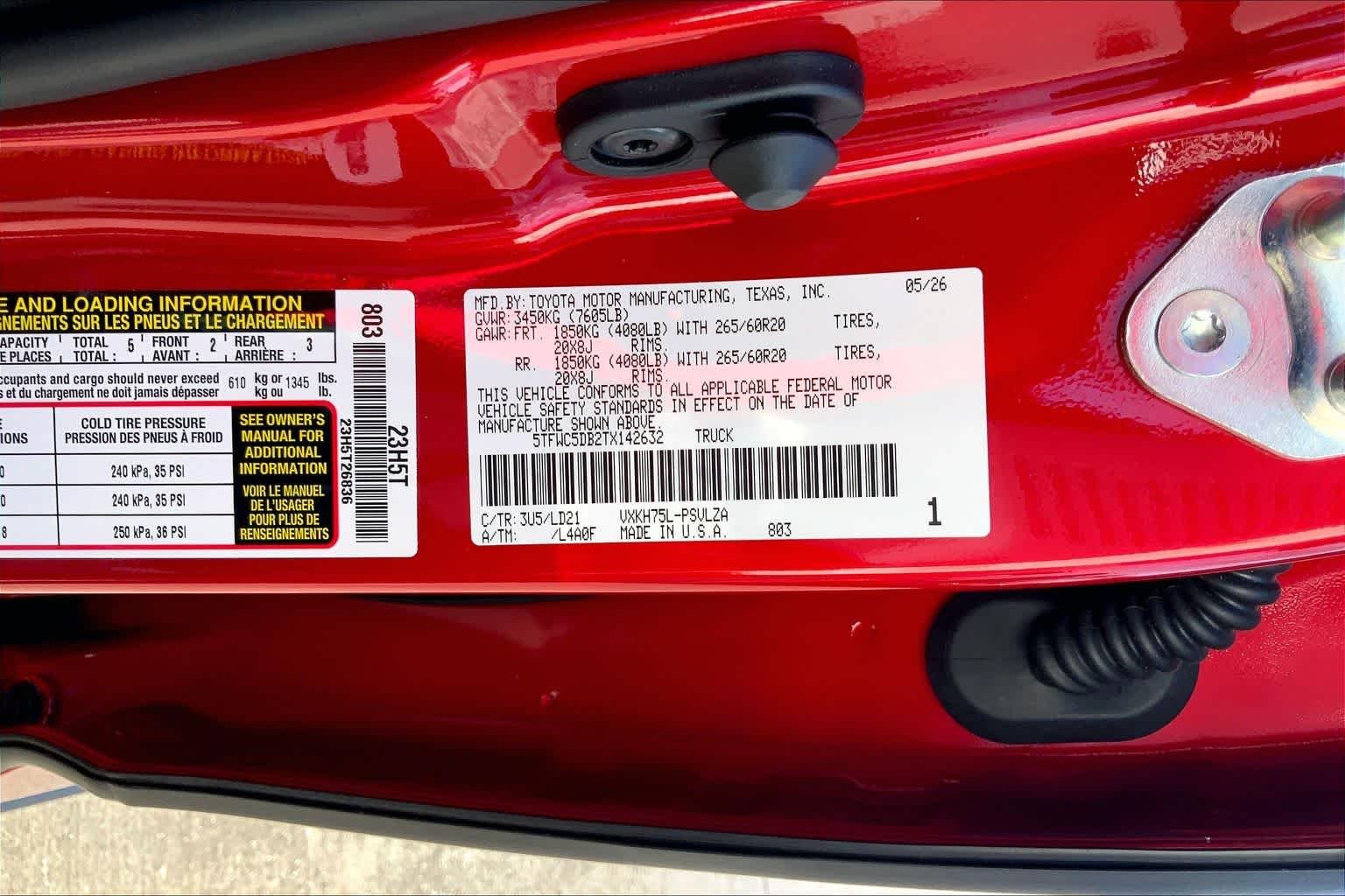New 2026 Supersonic Red Toyota Limited i-FORCE MAX image 17