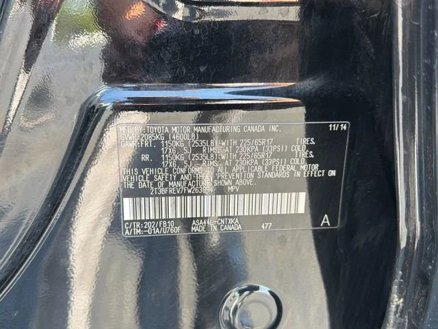 Used 2015 Black Toyota LE image 13
