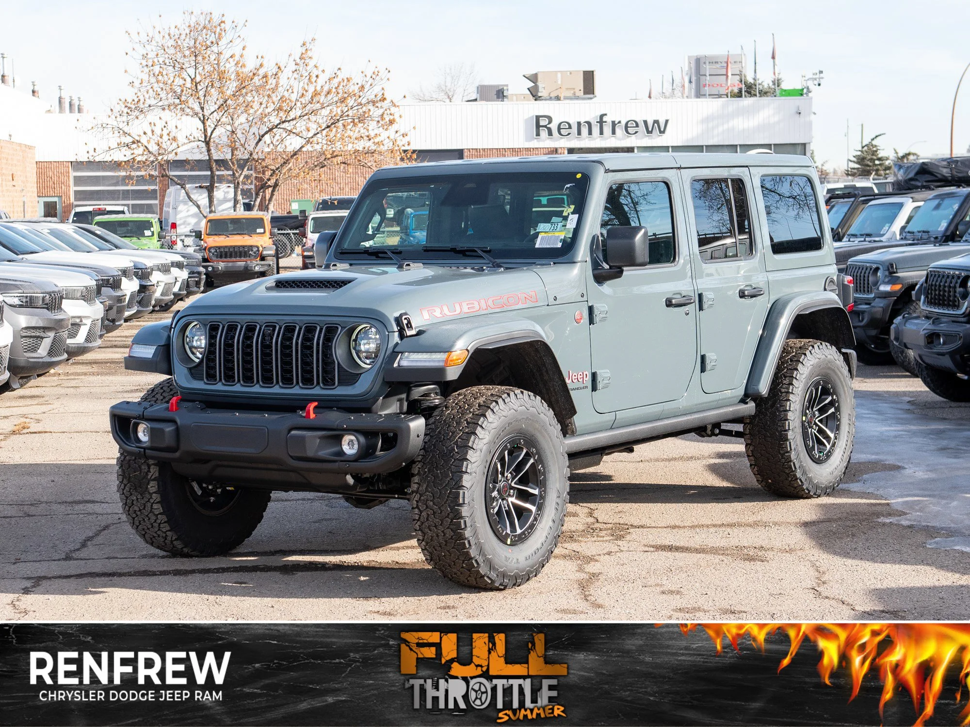 New 2026 Dark blue Jeep Rubicon X* 4 Door 4x4, 35 Inch Tires, Steel Bumpers, Nappa Leather image 1