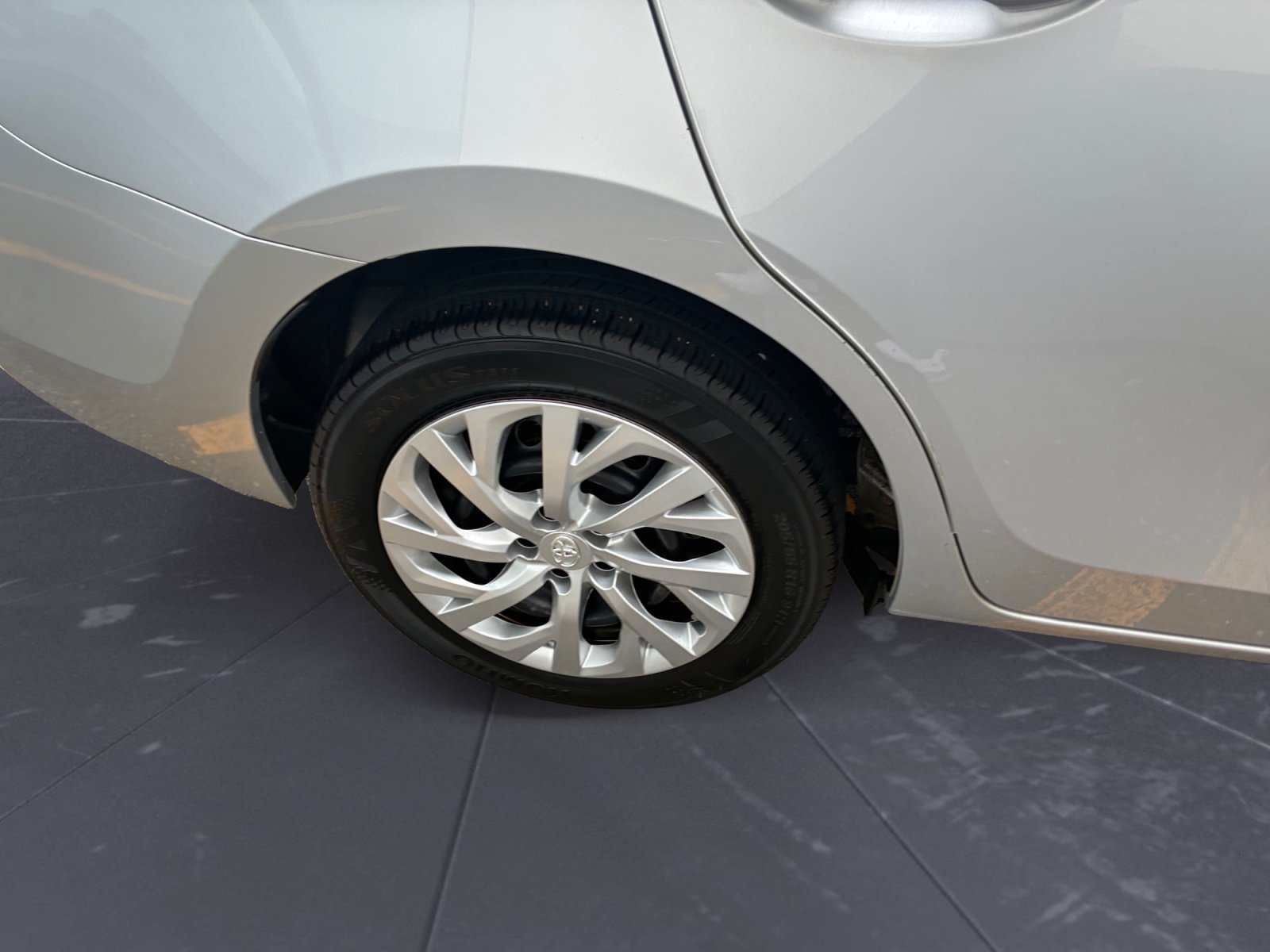 Used 2018 Classic Silver Metallic Toyota LE image 45