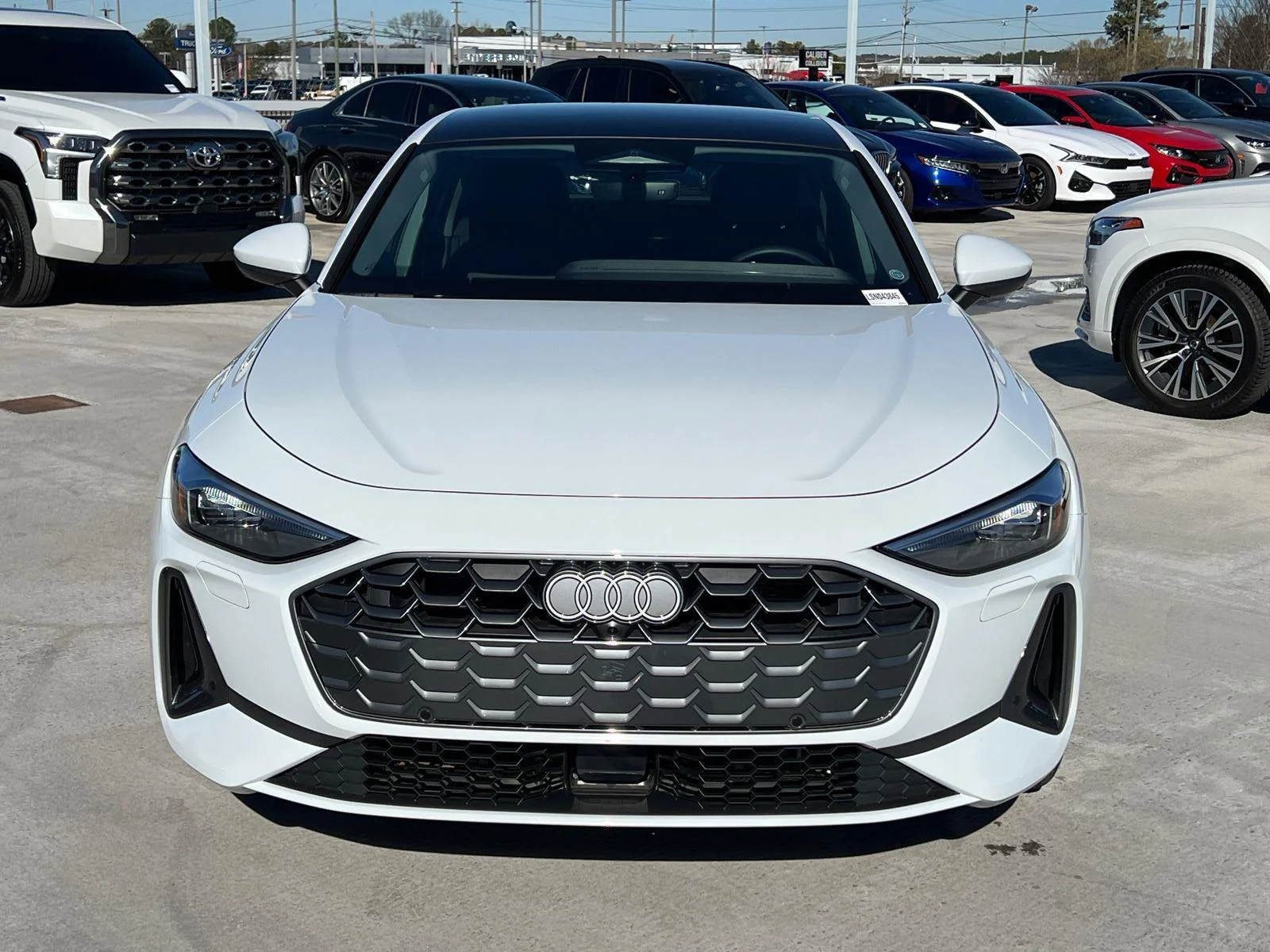 Certified Used 2025 Glacier White Metallic Audi Premium image 2