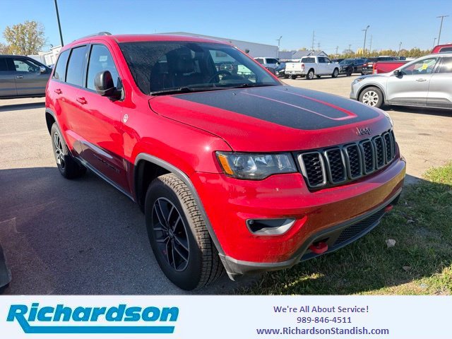 Certified Used 2017 Red Jeep Trailhawk image 1