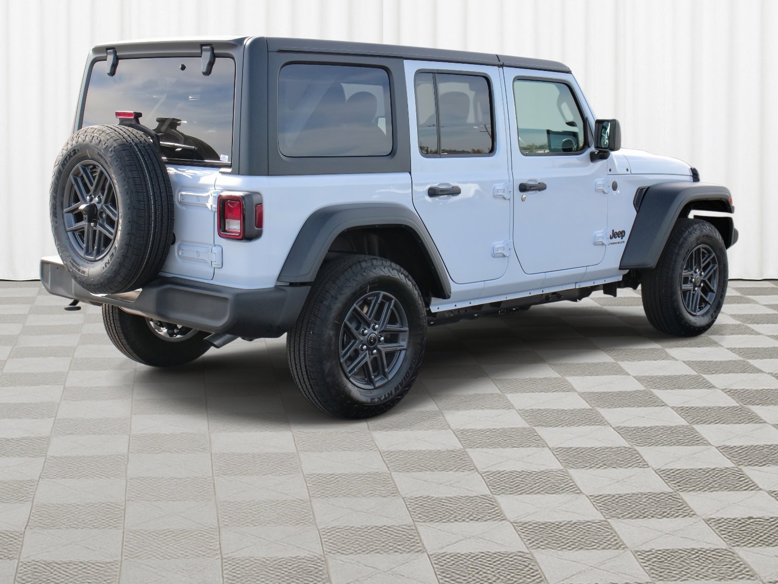 New 2026 Bright White Clear-Coat Exterior Paint Jeep Sport S image 29
