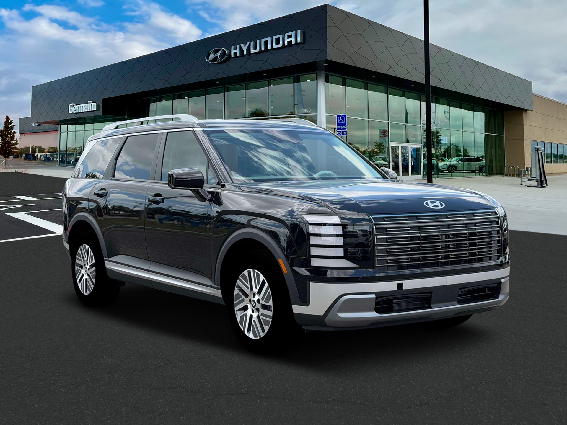 New 2026 Abyss Black Pearl Hyundai Blue SEL 7P image 11