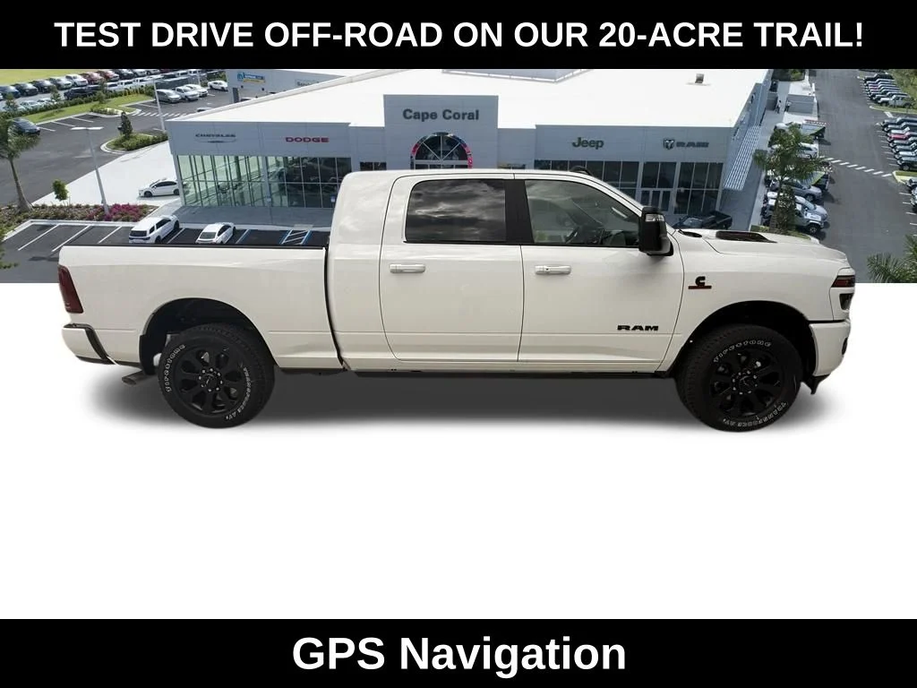 New 2026 Bright White Clear-Coat Exterior Paint RAM Laramie image 3