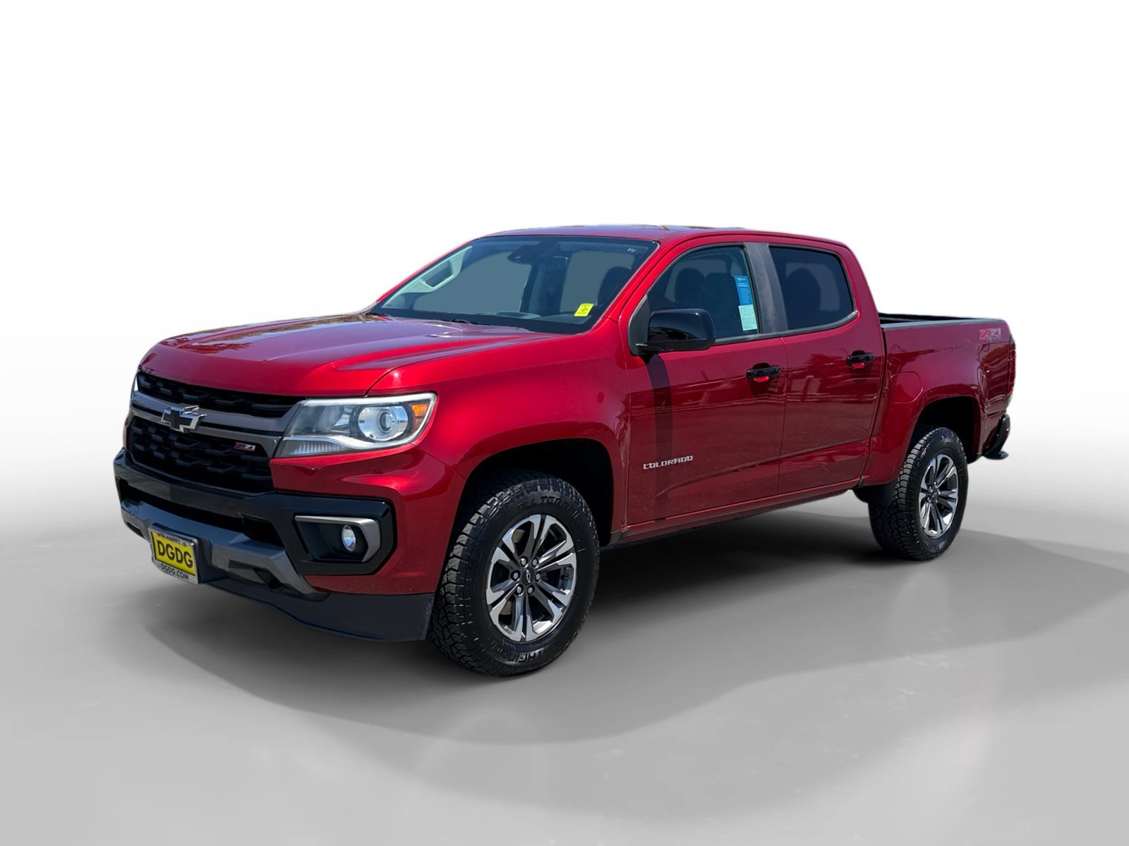Used 2021 Cherry Red Chevrolet Z71 image 1