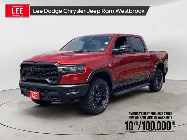 New 2026 Molten Red Ram REBEL CREW CAB 4X4 5