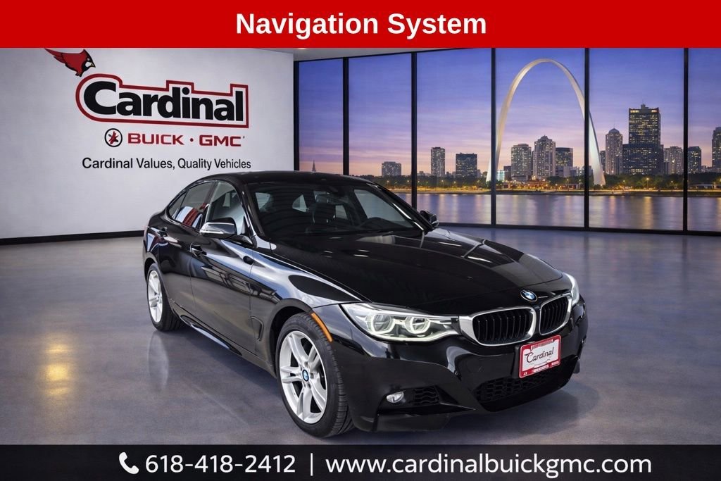 Black 2018 BMW 3 Series Gran Turismo 340i xDrive AWD Wagon All-Wheel Drive