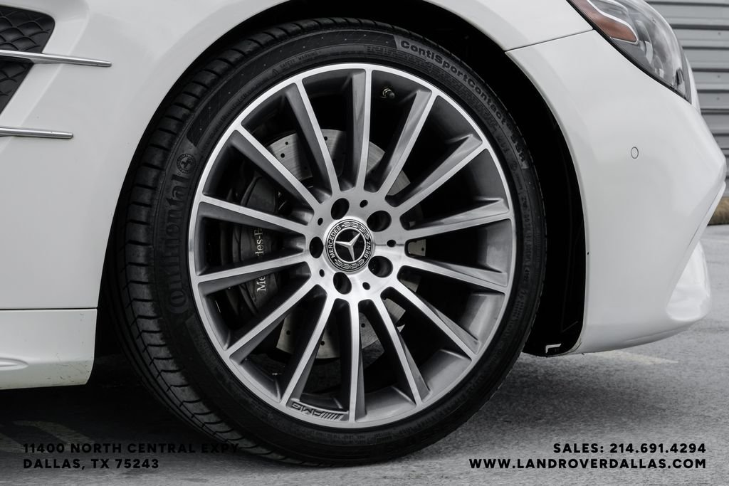 Used 2018 White Mercedes-Benz SL 550 image 63