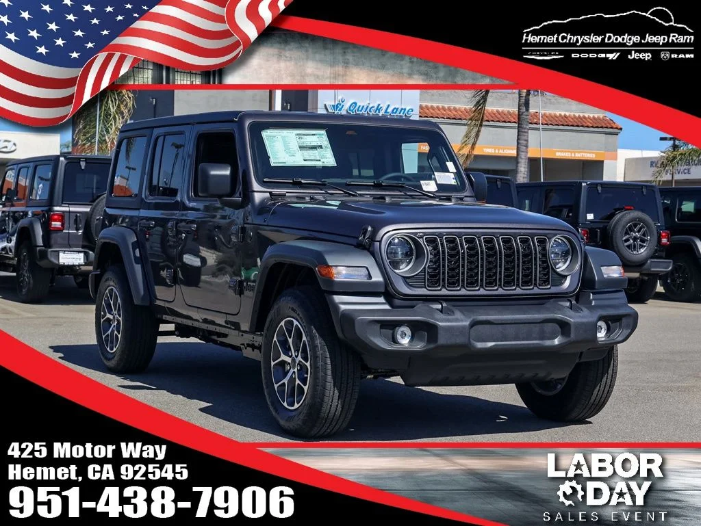 New 2026 Granite Crystal Metallic Clearcoat Jeep Unlimited Sport S image 1