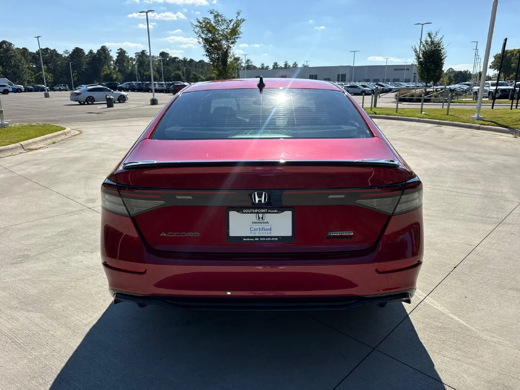 Certified Used 2024 Radiant Red Metallic Honda HYBRID SPORT-L image 7