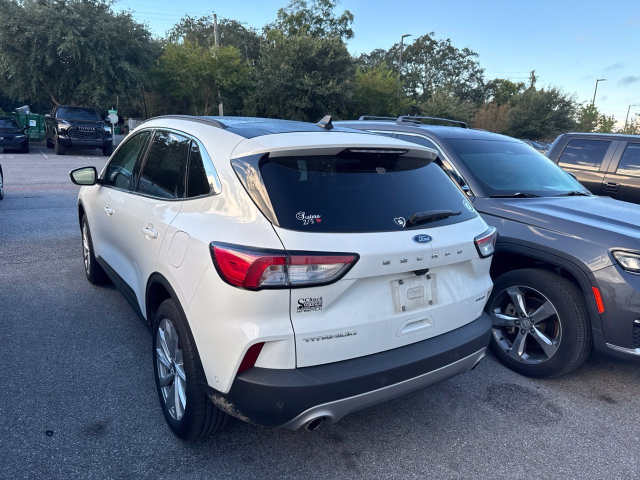 Used 2021 White Ford Titanium image 7