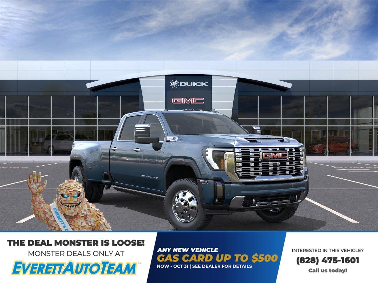 Downpour Metallic 2026 GMC Sierra 3500HD Pickup Truck Four-Wheel Drive 
