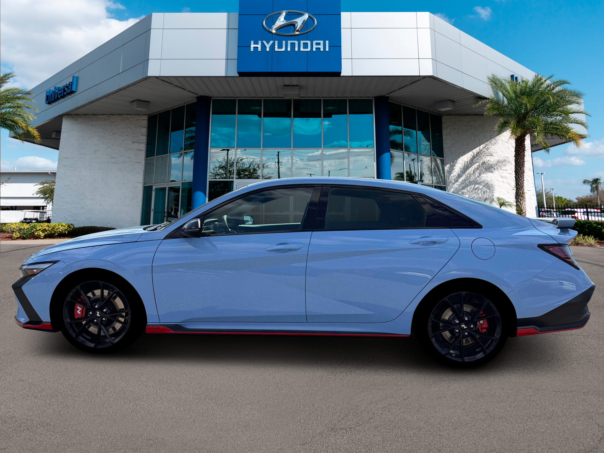 New 2026 Blue Hyundai Sedan image 3