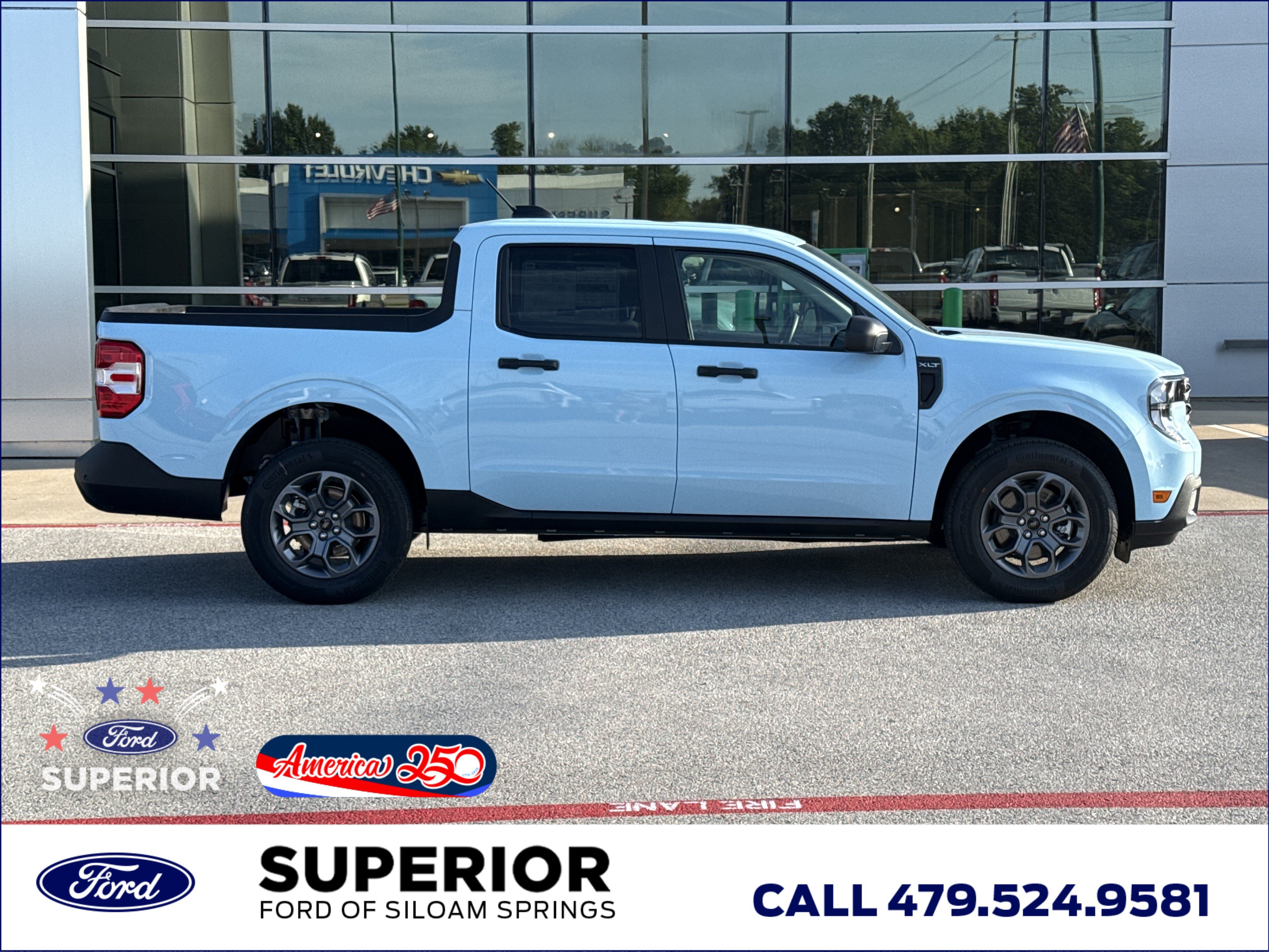 New 2026 Light Blue Ford XLT AWD image 2