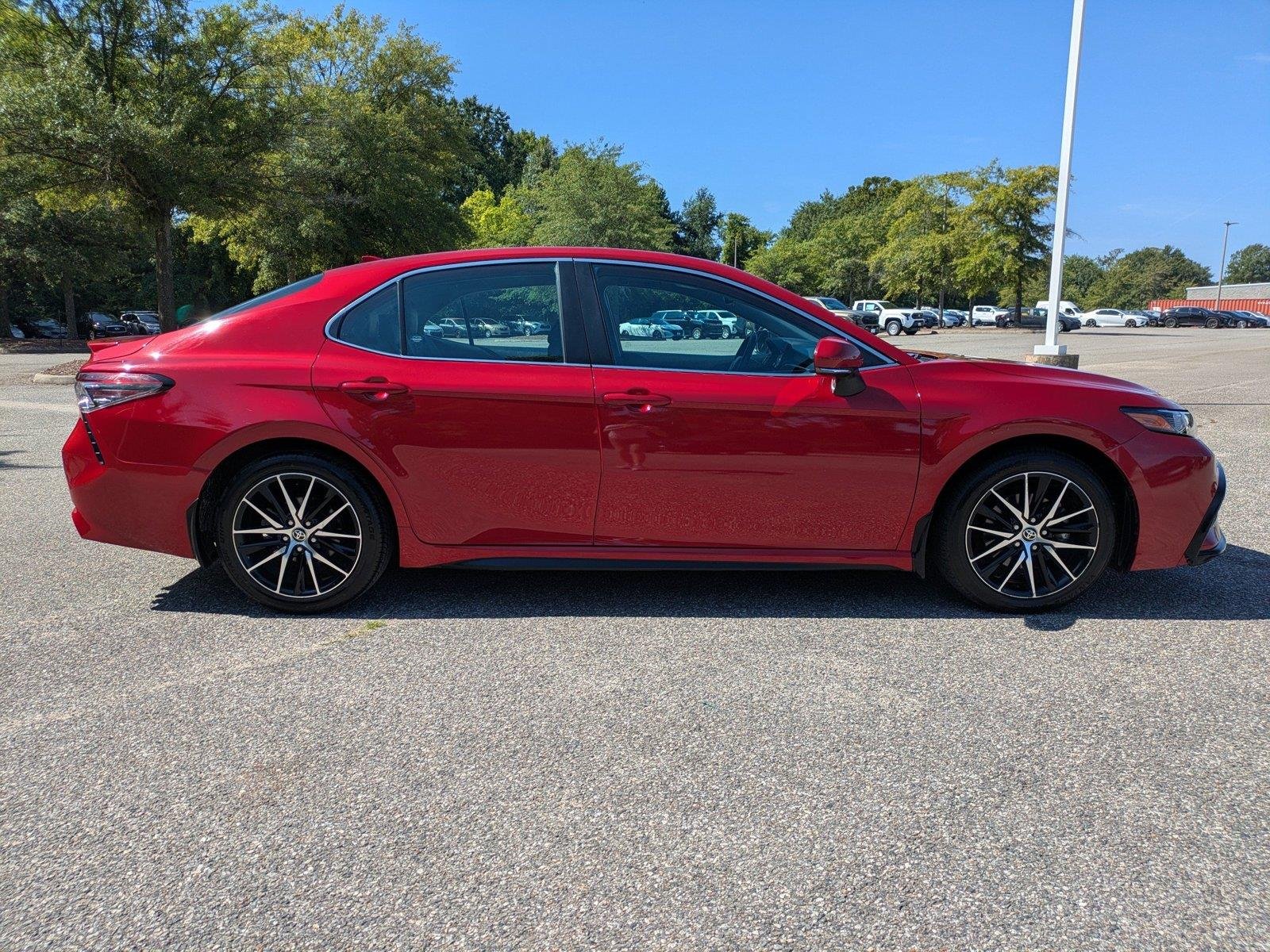 Used 2024 Supersonic Red Toyota SE image 3
