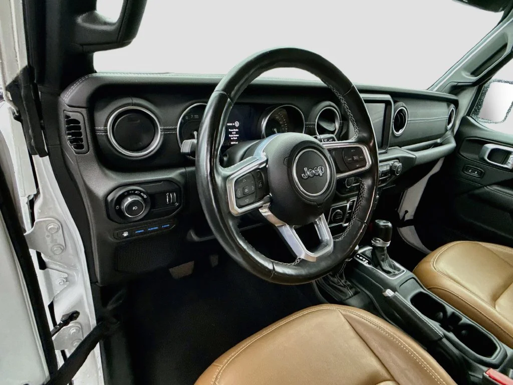 Used 2023 White Jeep Sahara 4xe image 12