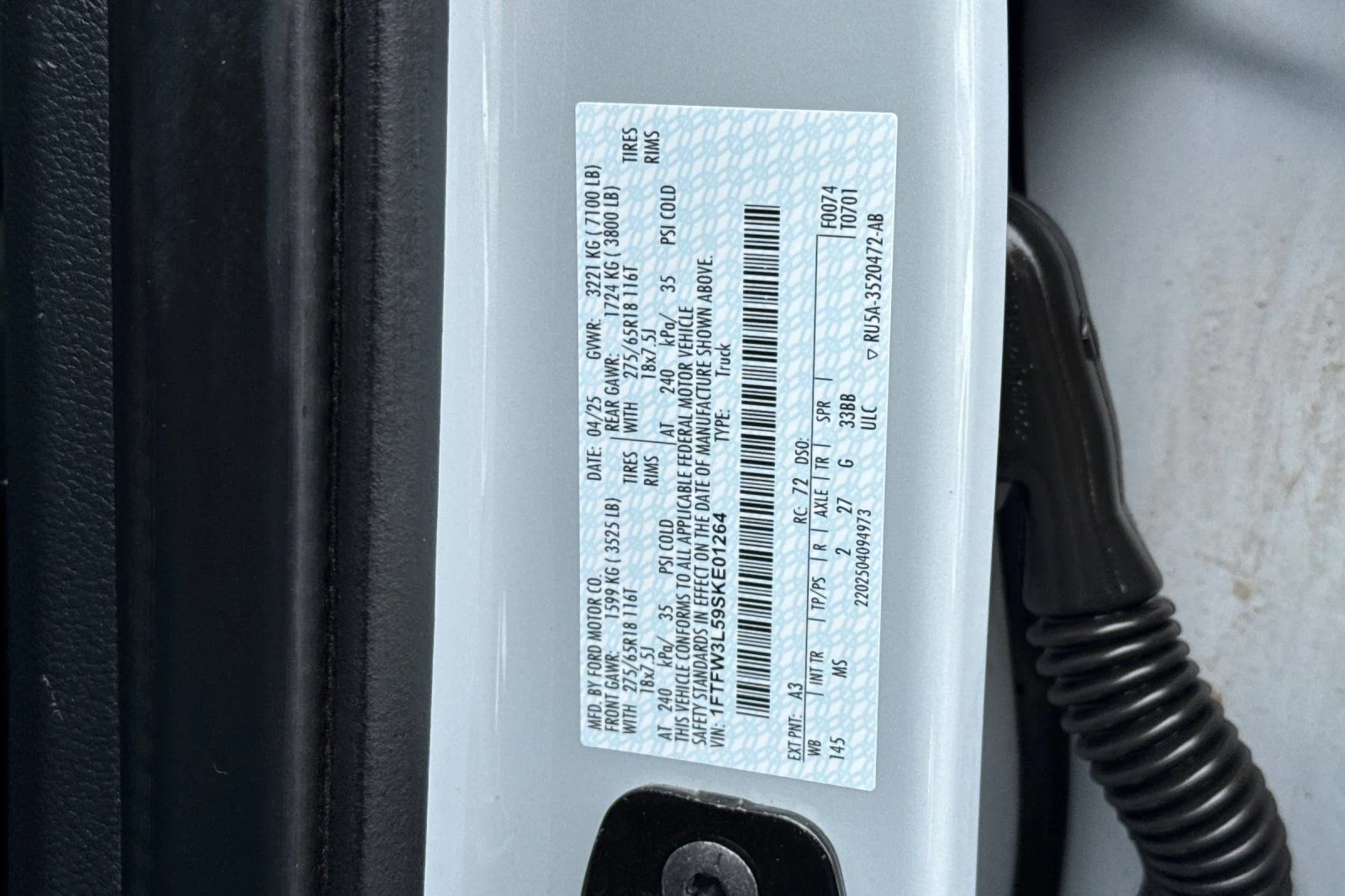 Certified Used 2025 White Metallic Ford XLT image 35
