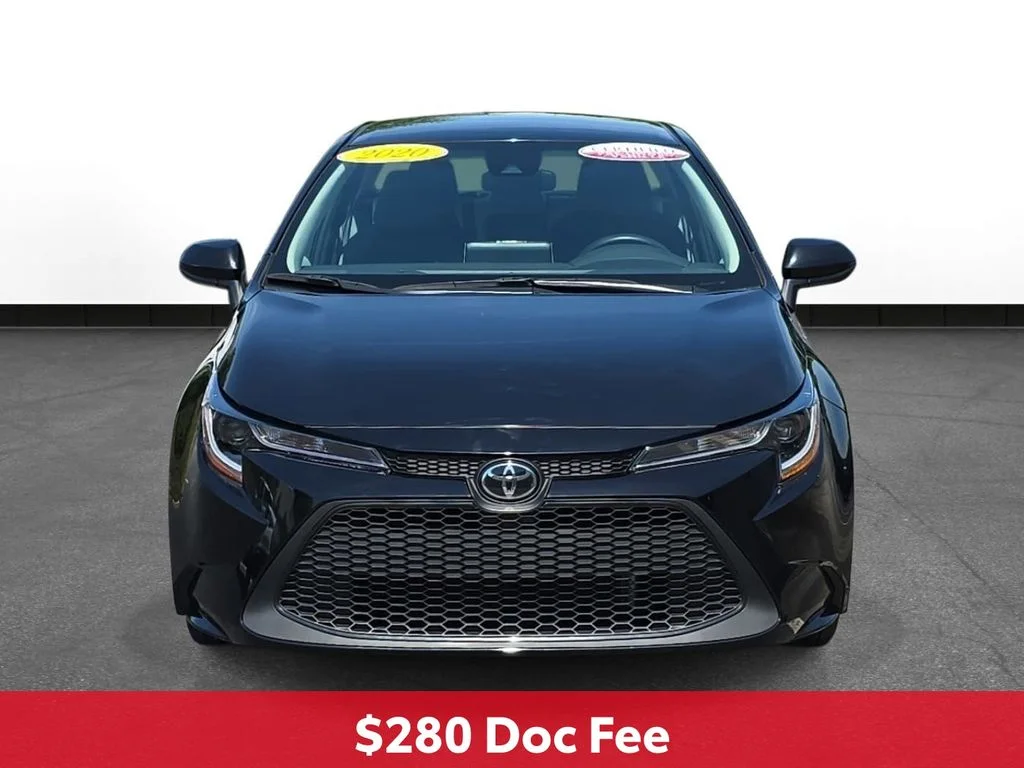Certified Used 2020 Black Toyota LE image 3