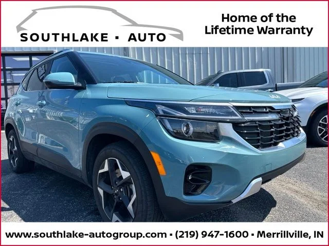 Certified Used 2024 Blue Kia EX image 1