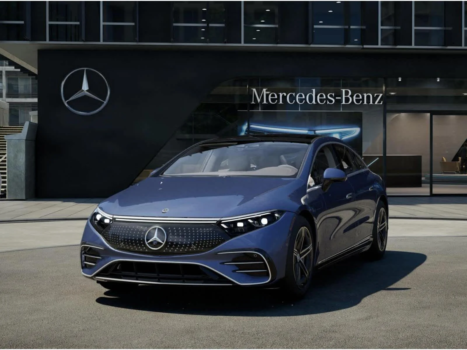 New 2026 Twilight Blue Metallic Mercedes-Benz EQS 450 image 39