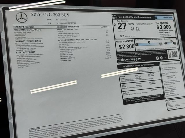 New 2026 Black Mercedes-Benz GLC 300 image 98