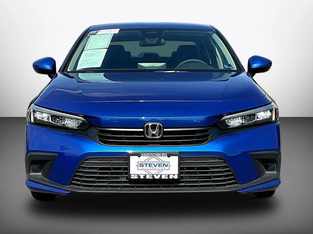 Certified Used 2024 Aegean Blue Metallic Honda LX image 2