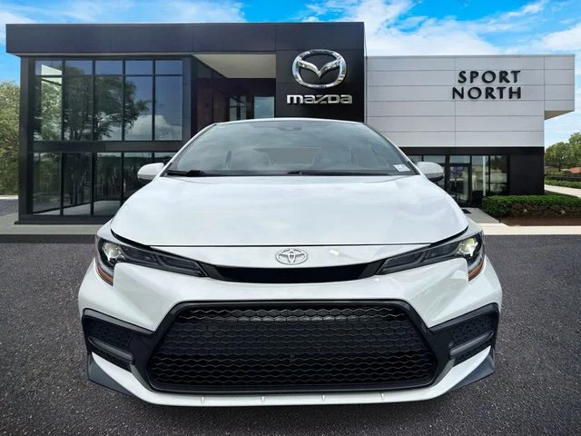 Used 2020 White Toyota SE image 8