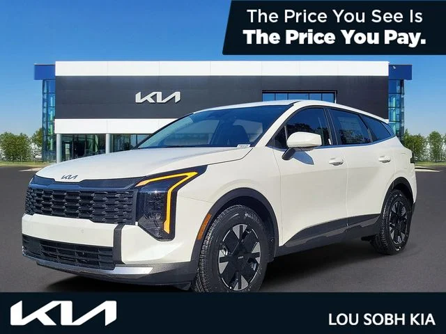 New 2026 Snow White Pearl Kia LX image 1