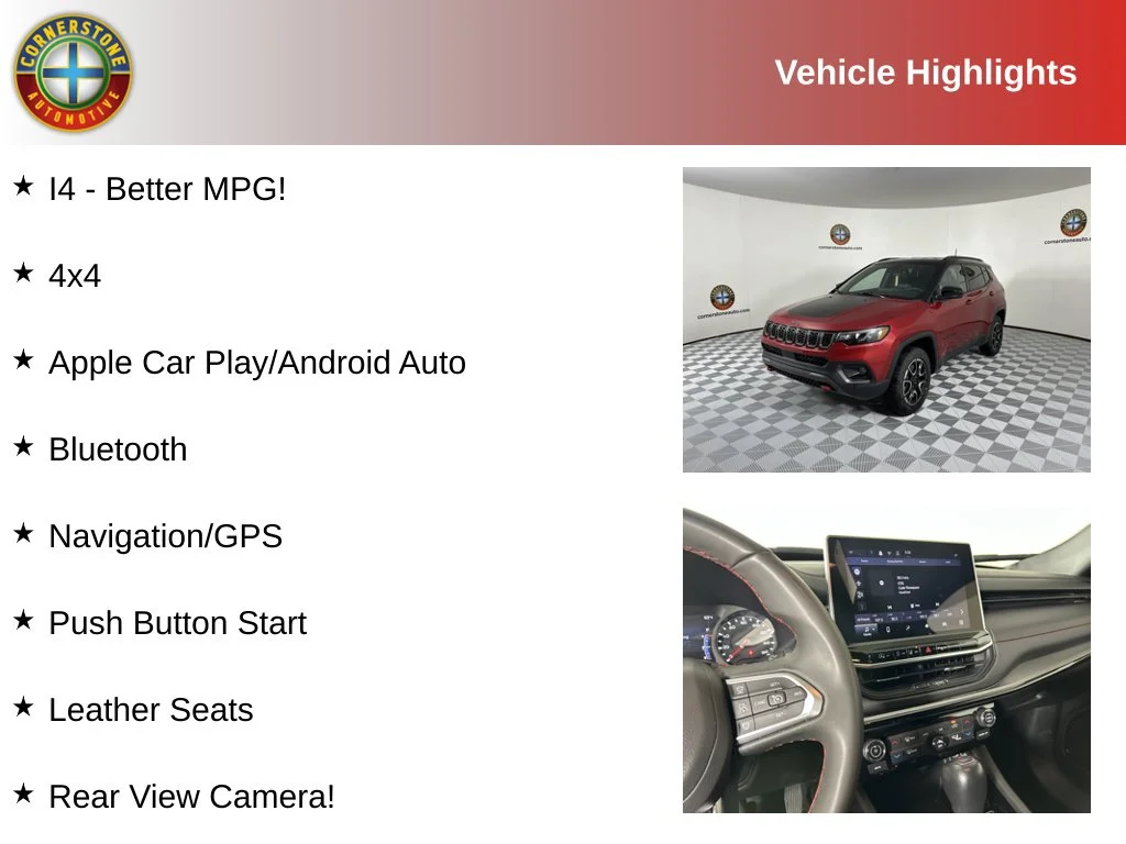 Used 2025 Red Jeep Trailhawk image 2