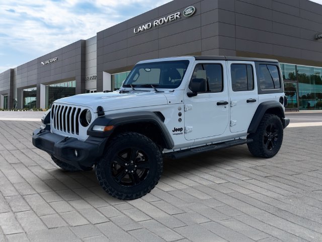 Used 2019 White Jeep Unlimited Sport Altitude image 1