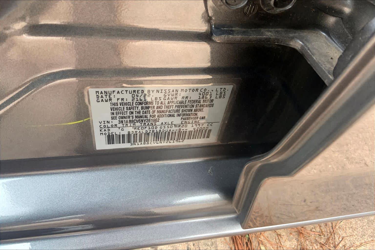 Used 2022 Gun Metallic Nissan SV image 31