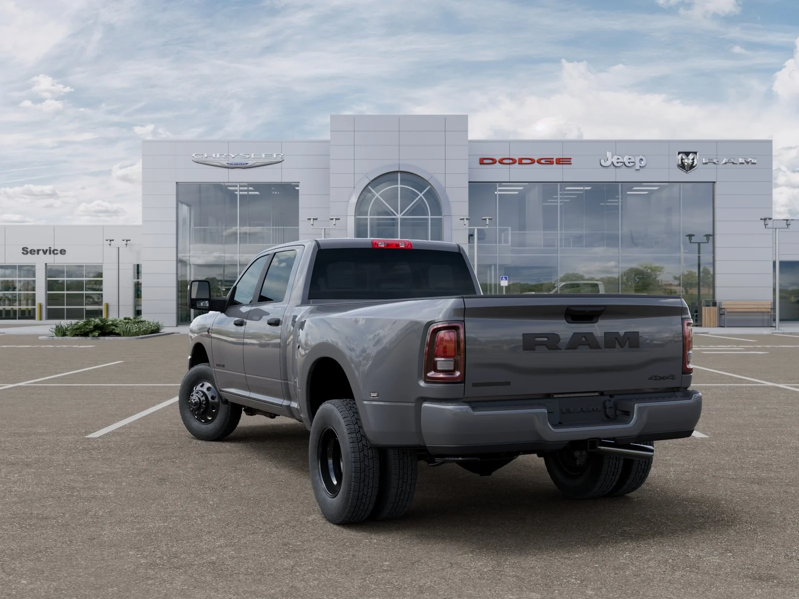 New 2026 Ceramic Gray Clear-Coat Exterior Paint RAM Big Horn image 56