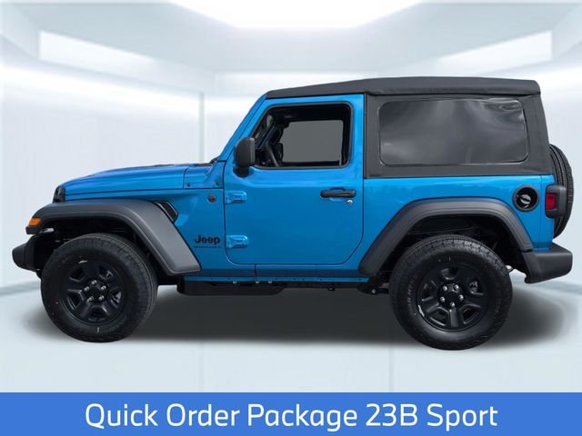 New 2026 Hydro Blue Pearl-Coat Exterior Paint Jeep Sport image 2