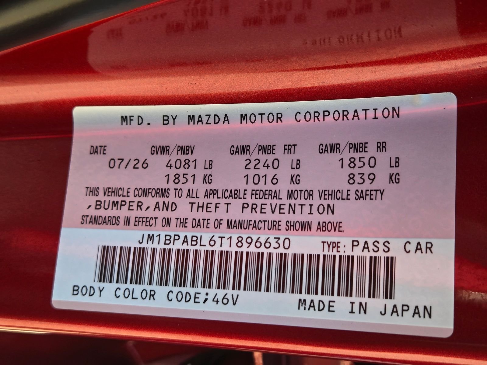New 2026 Soul Red Crystal Metallic Mazda 2.5 S Select Sport image 20
