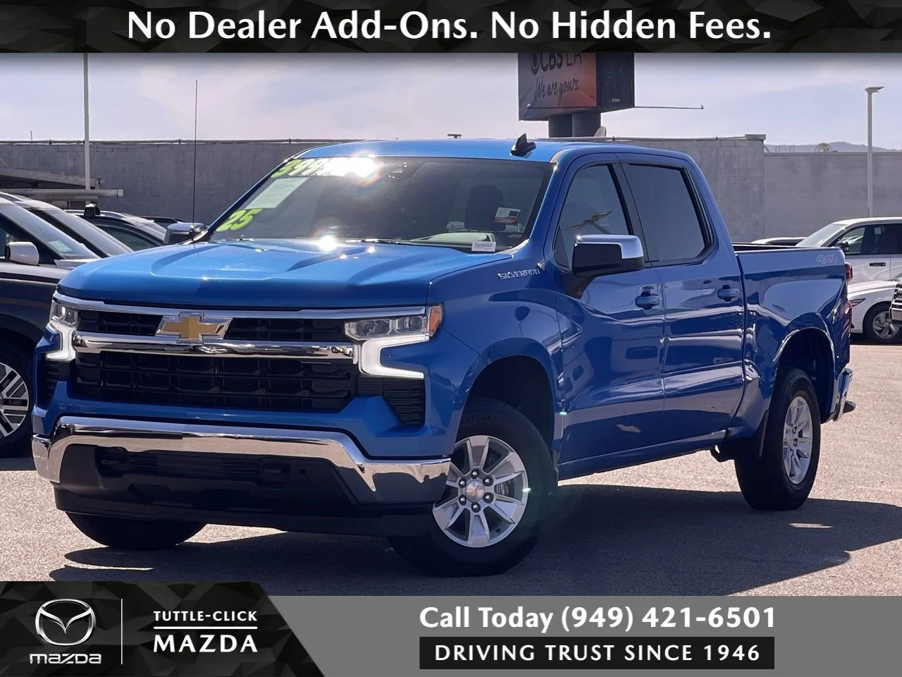 Used 2025 Riptide Blue Metallic Chevrolet LT image 1