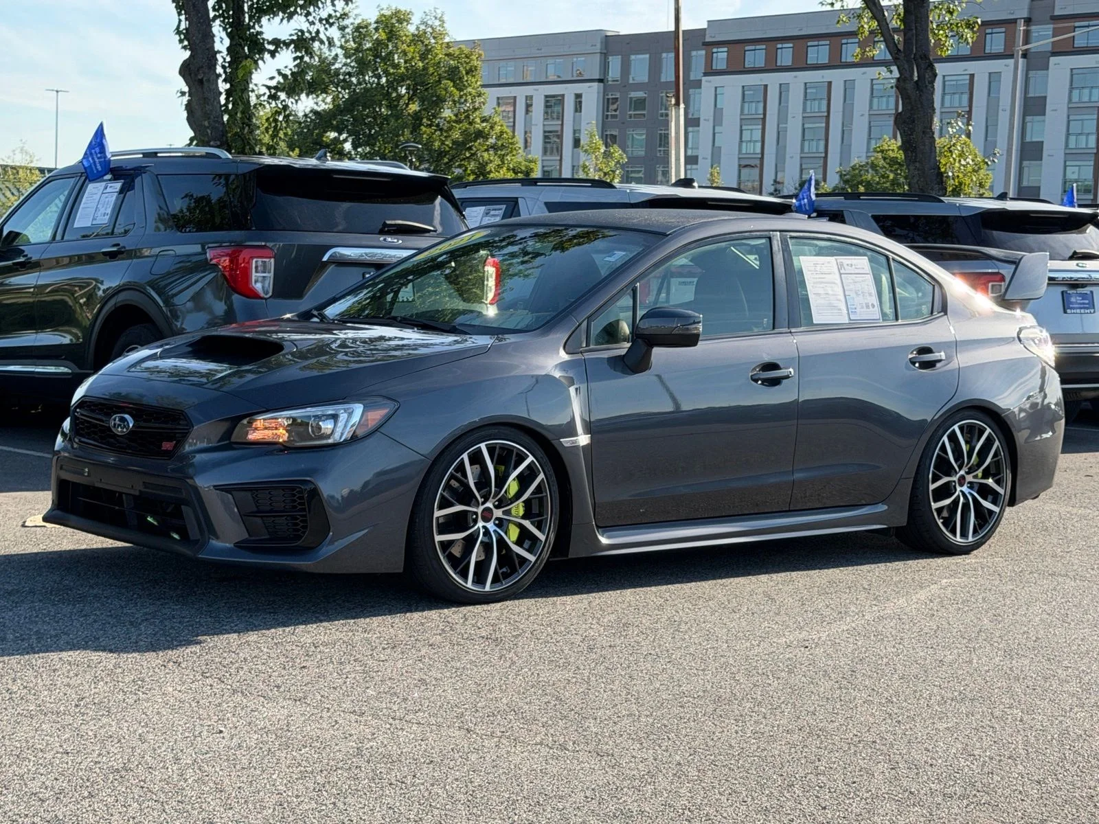 Used 2021 Magnetite Gray Metallic Subaru STi image 3