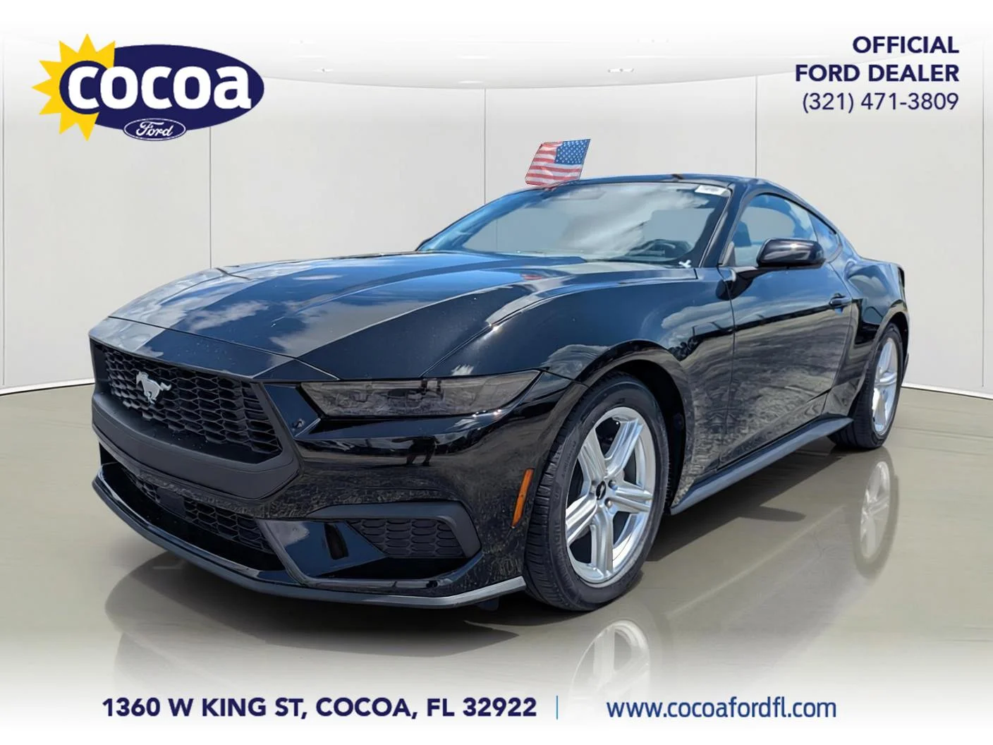 New 2026 Shadow Black Ford EcoBoost® Premium Fastback image 1