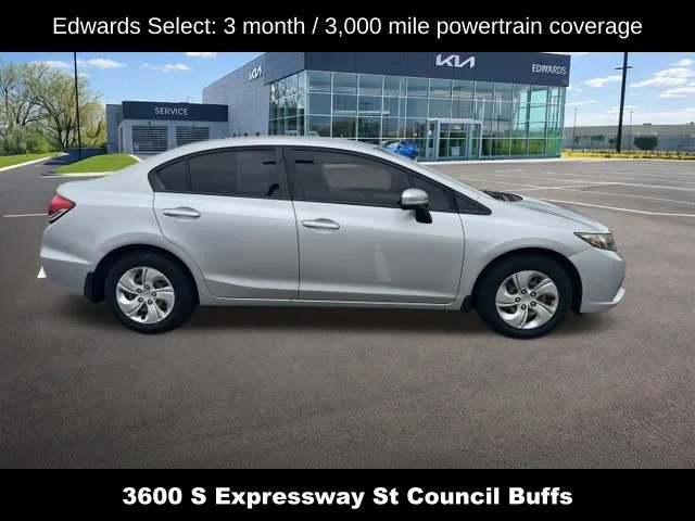 Used 2014 Honda Civic LX with VIN 19XFB2F56EE065856 for sale in Council Bluffs, IA