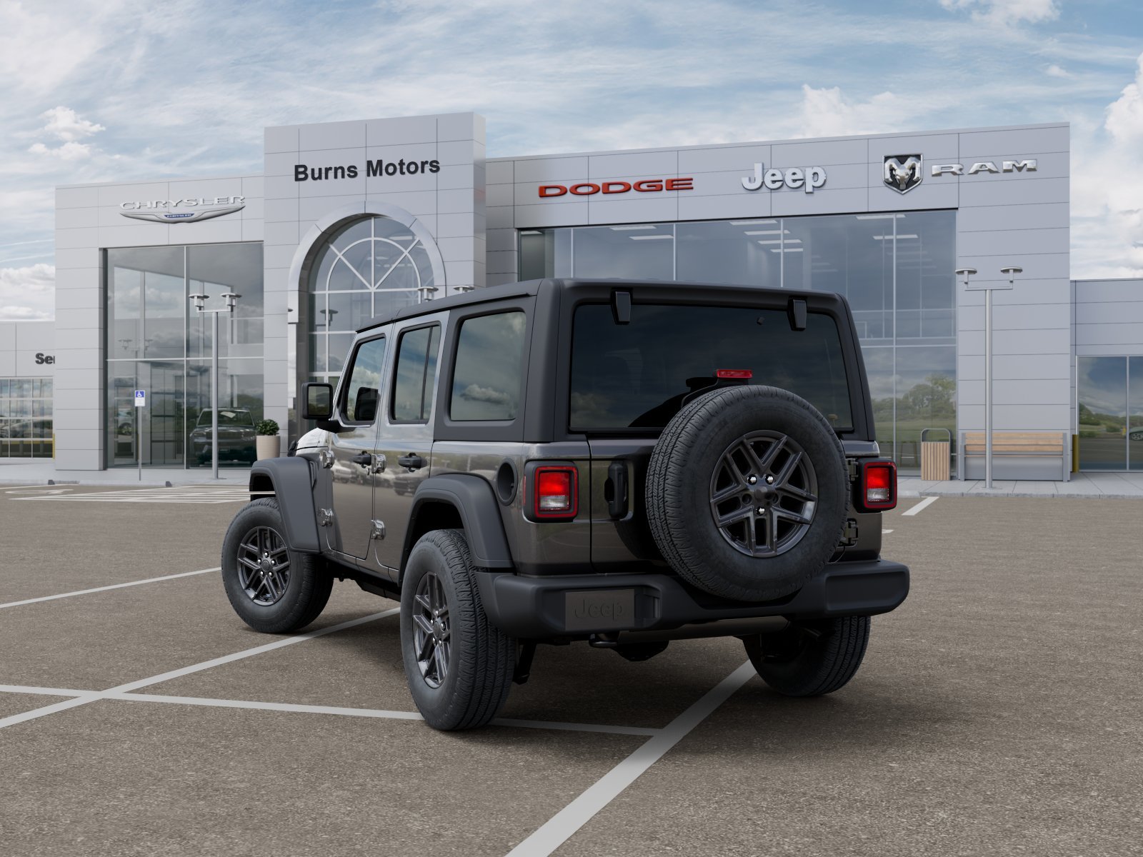 New 2026 Granite Crystal Metallic Clear-Coat Exterior Paint Jeep Sport 4-Door image 29