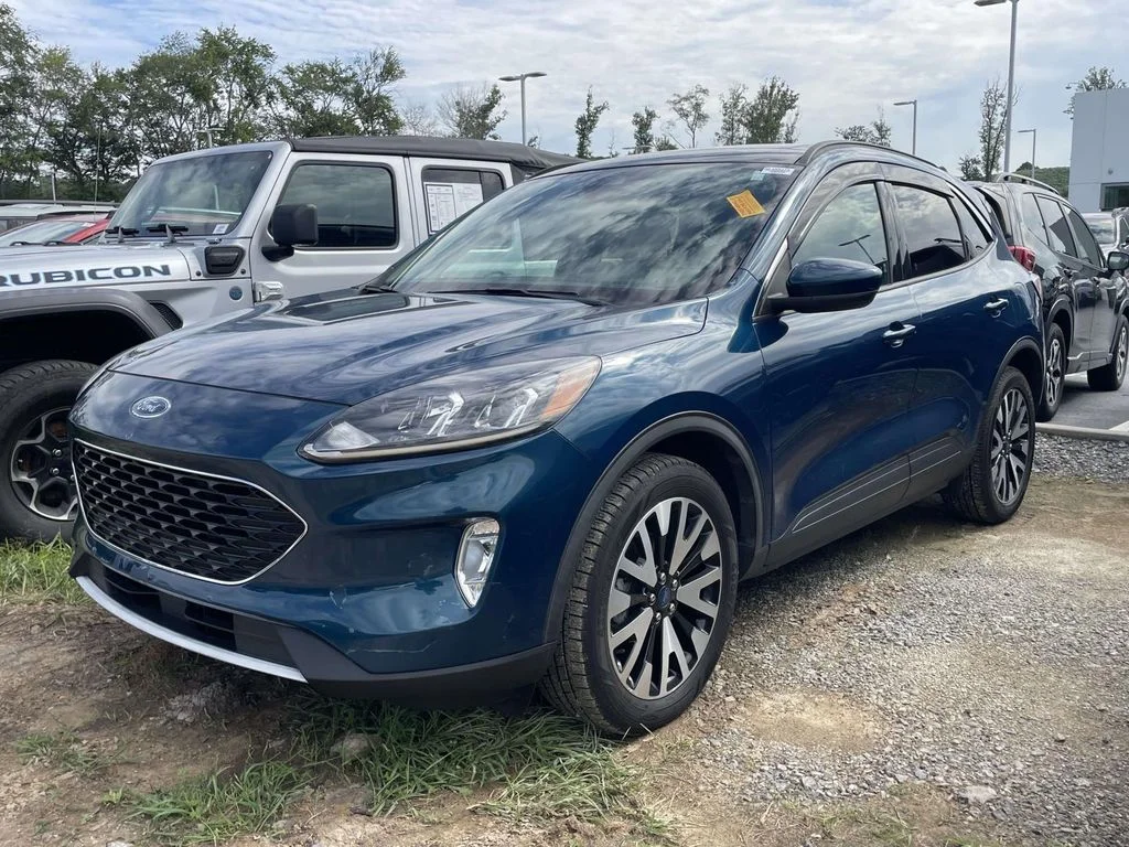 Used 2020 Dark Persian Green Metallic Ford SEL image 2