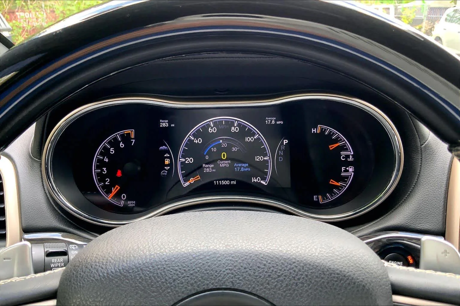 Used 2017 True Blue Pearlcoat Jeep Overland image 26