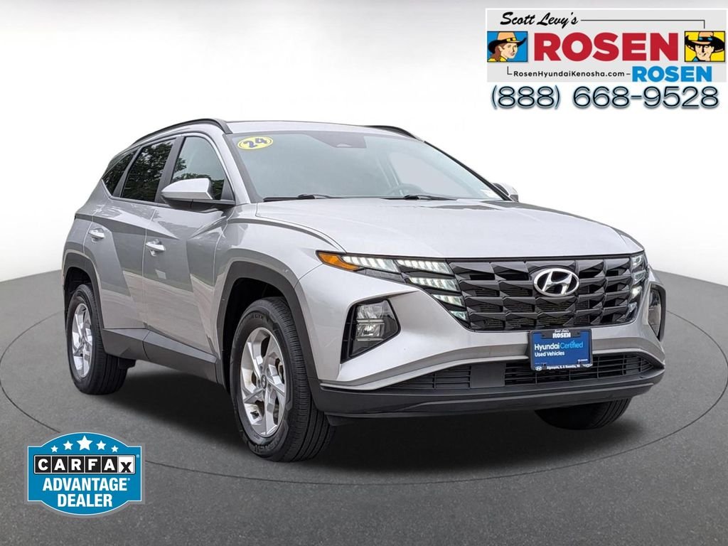 Certified Used 2024 Silver Hyundai SEL image 1